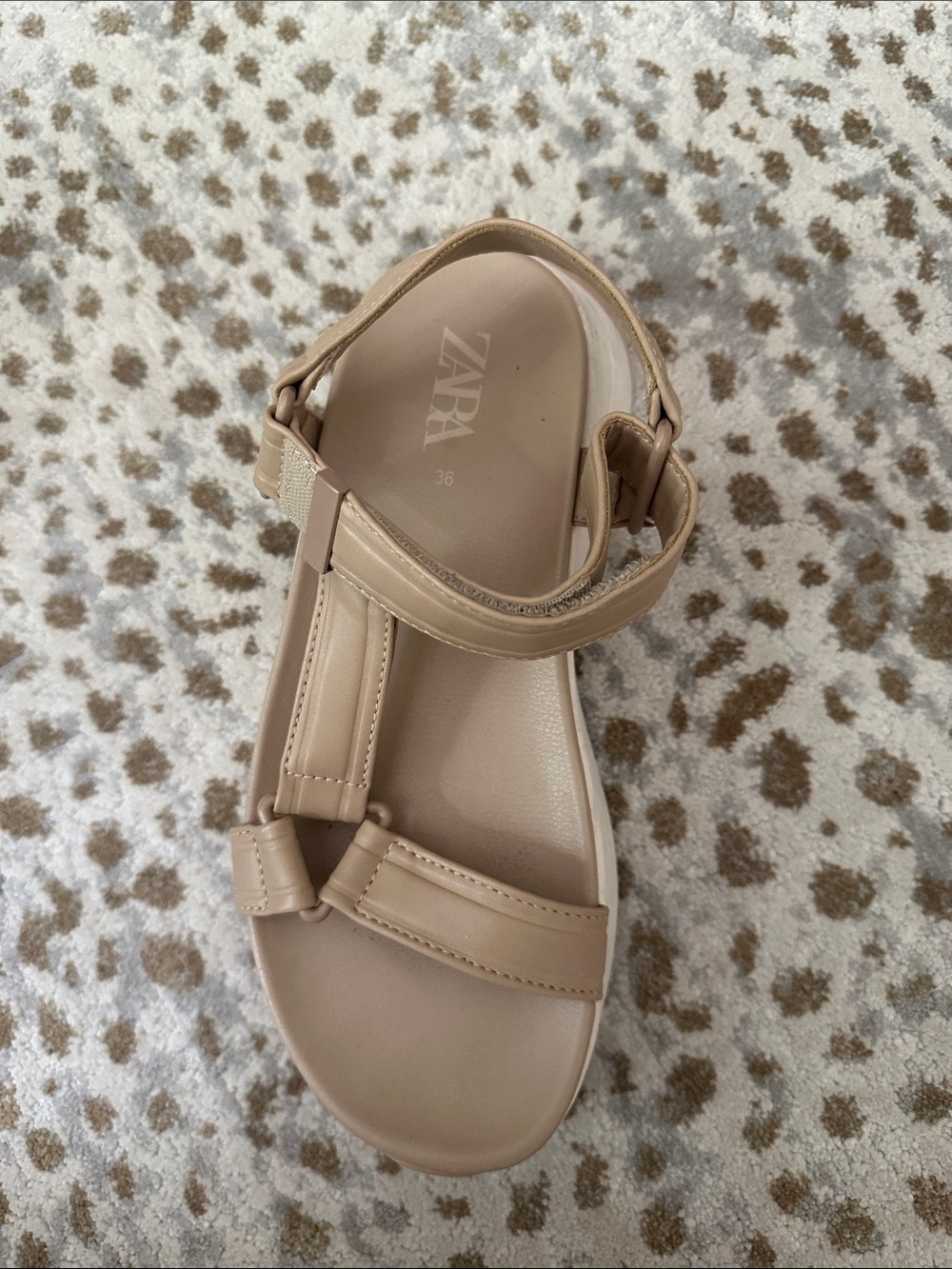 Zara Terez Beige Platform Strap Sandals - Picture 5 of 5
